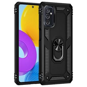 Teleplus Samsung Galaxy M52 5G Vega Yüzüklü Tank Silikon Gümüş Kılıf