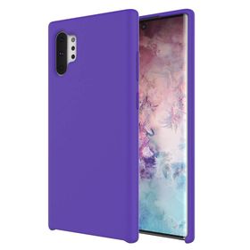 Teleplus Samsung Galaxy Note 10 Liquid Süet Kırmızı Silikon Kılıf
