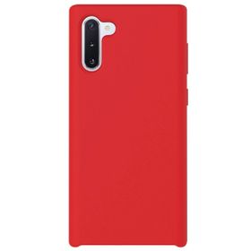 Teleplus Samsung Galaxy Note 10 Liquid Süet Kırmızı Silikon Kılıf
