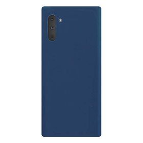 Teleplus Samsung Galaxy Note 10 Lüks Mat Lacivert Silikon Kılıf