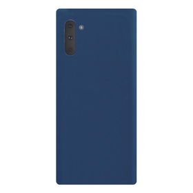 Teleplus Samsung Galaxy Note 10 Lüks Mat Lacivert Silikon Kılıf