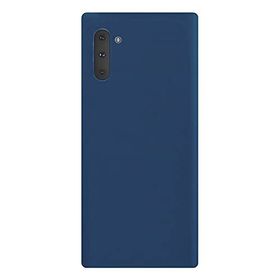 Teleplus Samsung Galaxy Note 10 Lüks Mat Lacivert Silikon Kılıf