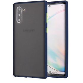 Teleplus Samsung Galaxy Note 10 Lüks Mat Lacivert Silikon Kılıf