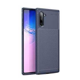 Teleplus Samsung Galaxy Note 10 Negro Karbon Desenli Silikon Siyah Cep Telefonu Kılıfı