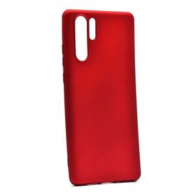 Teleplus Samsung Galaxy Note 10 Plus Lüks Mat Kırmızı Silikon Kılıf