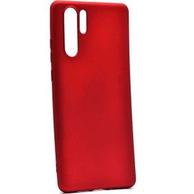 Teleplus Samsung Galaxy Note 10 Plus Lüks Mat Kırmızı Silikon Kılıf