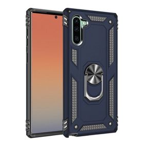 Teleplus Samsung Galaxy Note 10 Vega Yüzüklü Tank Kapak Gümüş Kılıf