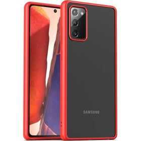 Teleplus Samsung Galaxy Note 20 Hom Bumper Kırmızı Silikon Cep Telefonu Kılıf