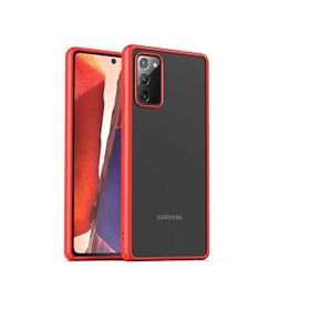 Teleplus Samsung Galaxy Note 20 Hom Bumper Kırmızı Silikon Cep Telefonu Kılıf