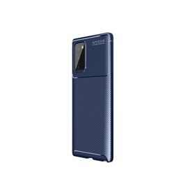Teleplus Samsung Galaxy Note 20 Negro Karbon Siyah Silikon Cep Telefonu Kılıf