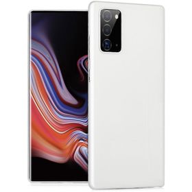 Teleplus Samsung Galaxy Note 20 Tpu Hayalet Silikon Şeffaf Telefon Kılıfı + Tam Kapatan Nano Ekran Koruyucu