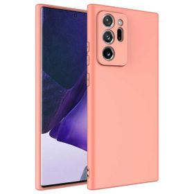 Teleplus Samsung Galaxy Note 20 Ultra Kamera Korumalı Mara Lansman Silikon Pembe Kılıf
