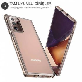 Teleplus Samsung Galaxy Note 20 Ultra Kılıf Kamera Lens Korumalı Silikon Kılıf