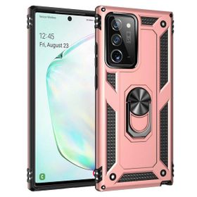 Teleplus Samsung Galaxy Note 20 Ultra Vega Yüzüklü Tank Gold Silikon Kılıf