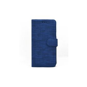 Teleplus Samsung Galaxy Note 5 Kumaş Spor Standlı Lacivert Cüzdan Kılıf