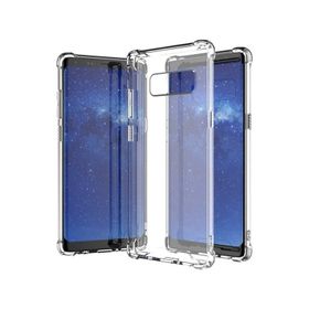 Teleplus Samsung Galaxy Note 8 Darbeyi Emen Silikon Şeffaf Kılıf