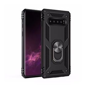 Teleplus Samsung Galaxy Note 8 Vega Yüzüklü Çift Katmanlı Tank Silikon Kırmızı Cep Telefonu Kılıfı