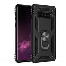 Teleplus Samsung Galaxy Note 8 Vega Yüzüklü Çift Katmanlı Tank Silikon Kırmızı Cep Telefonu Kılıfı