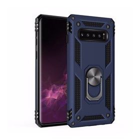 Teleplus Samsung Galaxy Note 8 Vega Yüzüklü Çift Katmanlı Tank Silikon Kırmızı Cep Telefonu Kılıfı