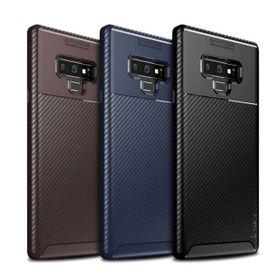 Teleplus Samsung Galaxy Note 9 Ultra Soft Negro Karbon Lacivert Silikon Kılıf