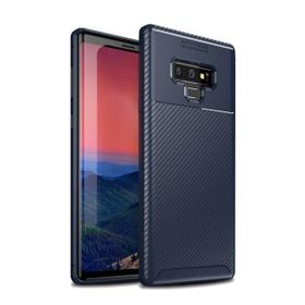 Teleplus Samsung Galaxy Note 9 Ultra Soft Negro Karbon Lacivert Silikon Kılıf