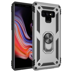 Teleplus Samsung Galaxy Note 9 Vega Yüzüklü Çift Katmanlı Tank Silikon Rose Gold Cep Telefonu Kılıfı