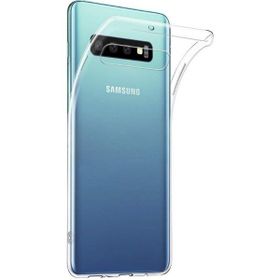 Teleplus Samsung Galaxy S10 İnce Silikon Şeffaf Kılıf