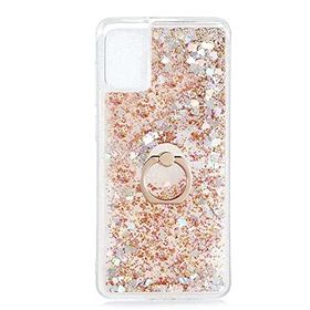 Teleplus Samsung Galaxy S10 Lite Milce Yüzüklü Sulu Gold Silikon Cep Telefonu Kılıf