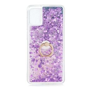Teleplus Samsung Galaxy S10 Lite Milce Yüzüklü Sulu Gold Silikon Cep Telefonu Kılıf