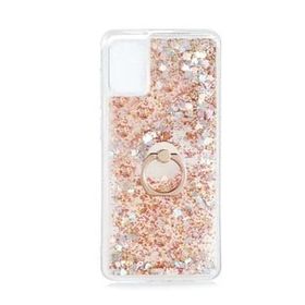 Teleplus Samsung Galaxy S10 Lite Milce Yüzüklü Sulu Gold Silikon Cep Telefonu Kılıf