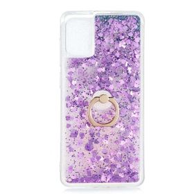 Teleplus Samsung Galaxy S10 Lite Milce Yüzüklü Sulu Gold Silikon Cep Telefonu Kılıf