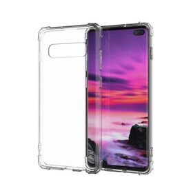 Teleplus Samsung Galaxy S10 Plus Darbe Korumalı Silikon Şeffaf Kılıf