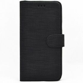 Teleplus Samsung Galaxy S10 Plus Kumaş Spor Standlı Siyah Cüzdan Kılıf
