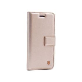Teleplus Samsung Galaxy S10 Standlı Cüzdanlı Gold Kılıf