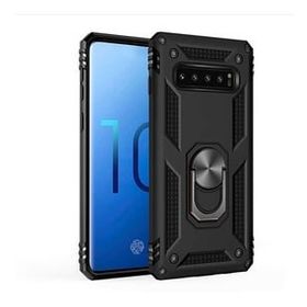 Teleplus Samsung Galaxy S10 Vega Yüzüklü Tank Kapak Lacivert Kılıf