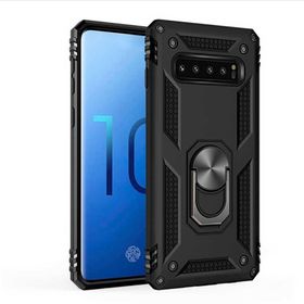 Teleplus Samsung Galaxy S10E Vega Yüzüklü Tank Kapak Gümüş Kılıf