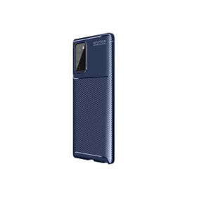 Teleplus Samsung Galaxy S20 FE Karbon Dizayn Lacivert Silikon Cep Telefonu Kılıf