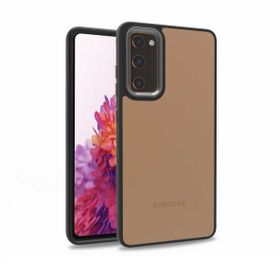 Teleplus Samsung Galaxy S20 FE Renkli Bumper Hybrid Flora Silikon Bordo Kılıf