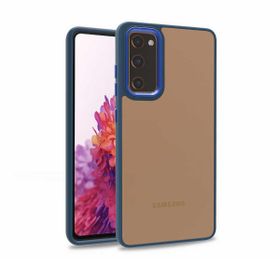 Teleplus Samsung Galaxy S20 FE Renkli Bumper Hybrid Flora Silikon Bordo Kılıf
