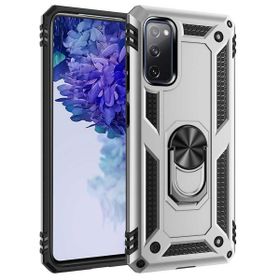 Teleplus Samsung Galaxy S20 FE Vega Yüzüklü Standlı Tank Kapak Rose Altın Kılıf