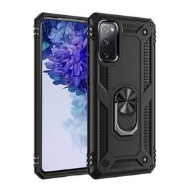 Teleplus Samsung Galaxy S20 FE Vega Yüzüklü Standlı Tank Kapak Rose Altın Kılıf