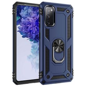 Teleplus Samsung Galaxy S20 FE Vega Yüzüklü Standlı Tank Kapak Rose Altın Kılıf