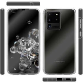 Teleplus Samsung Galaxy S20 Ultra 360 Ön Arka Silikon Şeffaf Kılıf