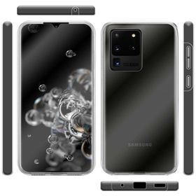 Teleplus Samsung Galaxy S20 Ultra 360 Ön Arka Silikon Şeffaf Kılıf