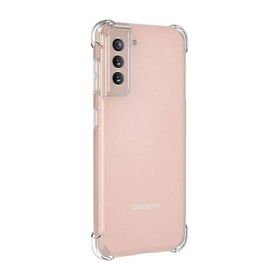 Teleplus Samsung Galaxy S21 5g Darbe Korumalı Şeffaf Silikon Cep Telefonu Kılıf