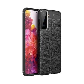 Teleplus Samsung Galaxy S21 5g Deri Dokulu Niss Lacivert Silikon Cep Telefonu Kılıf