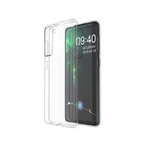 Teleplus Samsung Galaxy S21 5G Kılıf Lüks Korumalı Silikon Şeffaf Kılıf + Tam Kapatan Ekran Koruyucu + Kamera Koruyucu