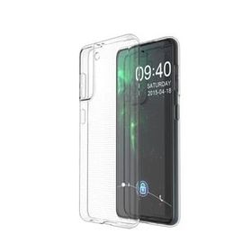 Teleplus Samsung Galaxy S21 5G Lüks Korumalı Şeffaf Silikon Cep Telefonu Kılıfı