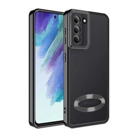 Teleplus Samsung Galaxy S21 FE Kamera Korumalı Omega Lazer Silikon Mavi Kılıf