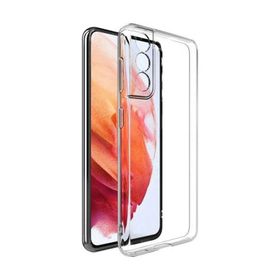 Teleplus Samsung Galaxy S21 FE Tpu Kamera Korumalı Şeffaf ve Silikon Kılıf